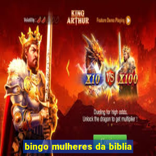 bingo mulheres da biblia